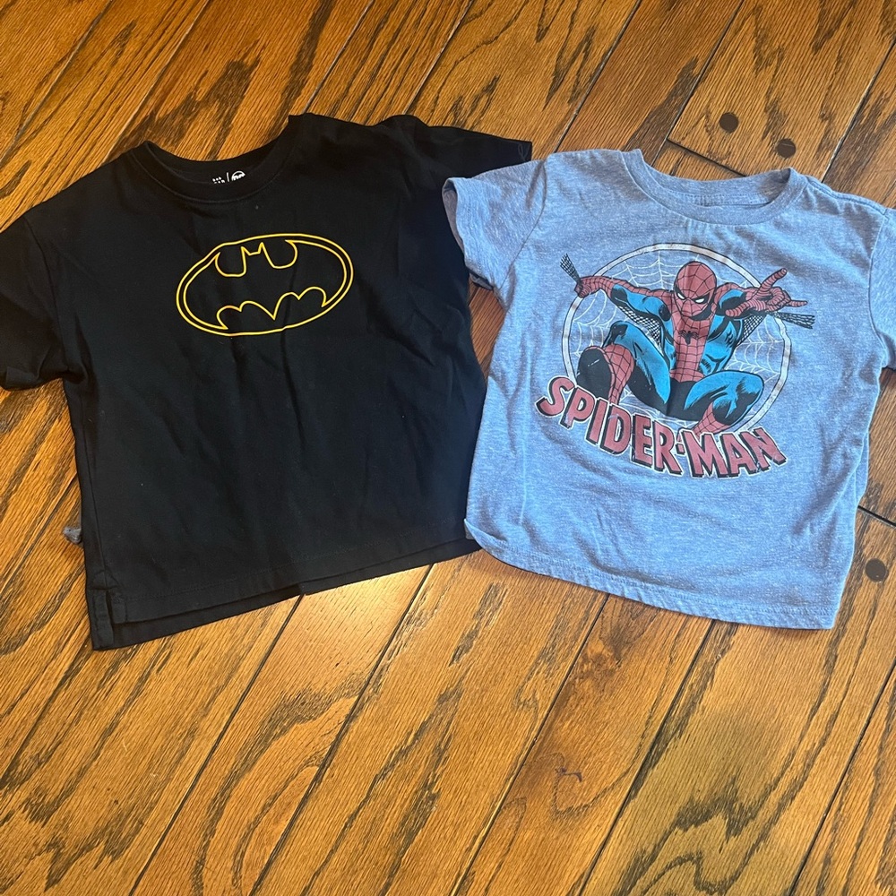 Superhero toddler shirt bundle